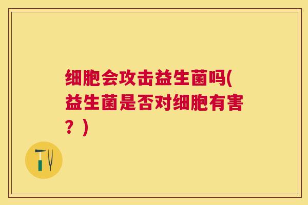细胞会攻击益生菌吗(益生菌是否对细胞有害？)