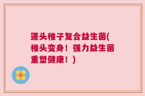 蓬头稚子复合益生菌(稚头变身！强力益生菌重塑健康！)