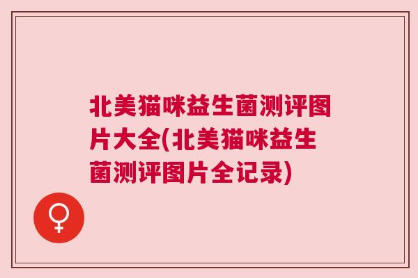 北美猫咪益生菌测评图片大全(北美猫咪益生菌测评图片全记录)